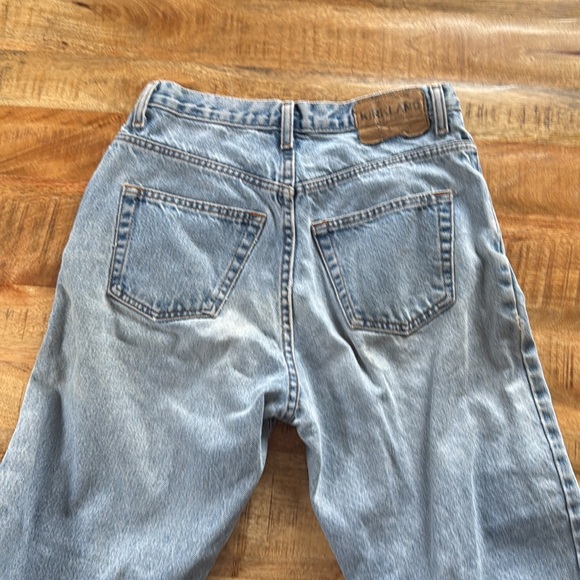 Vintage straight leg Kirkland signature soft faded blue jeans size 4/6 - Picture 6 of 15